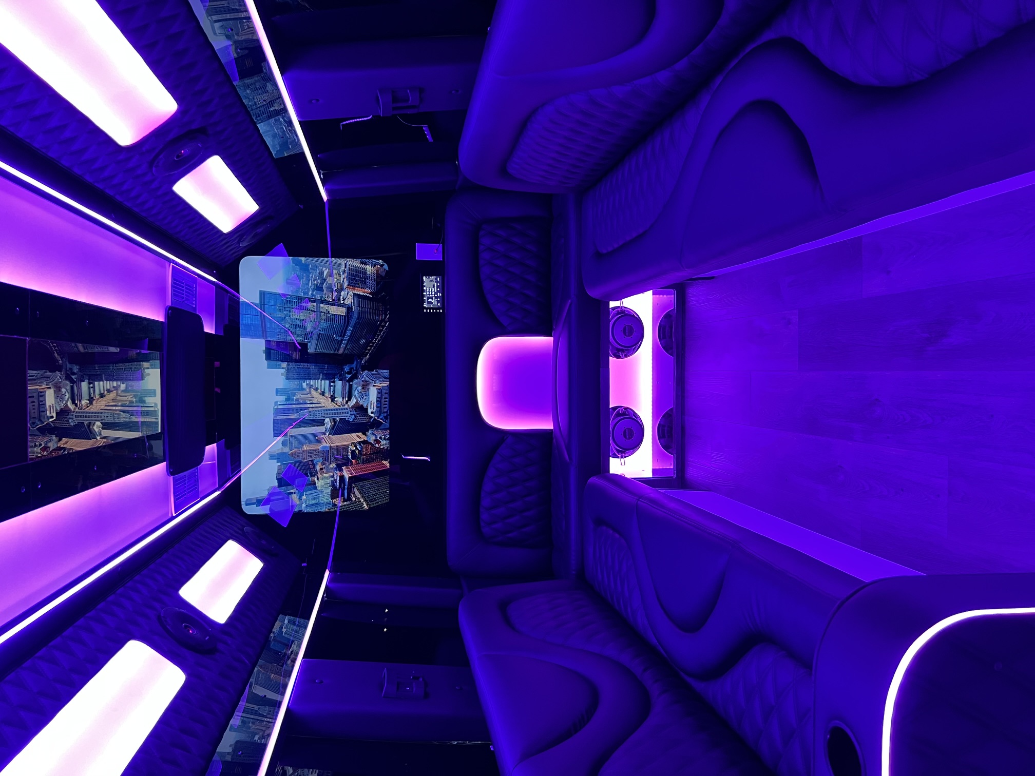 Luxury black car sedan